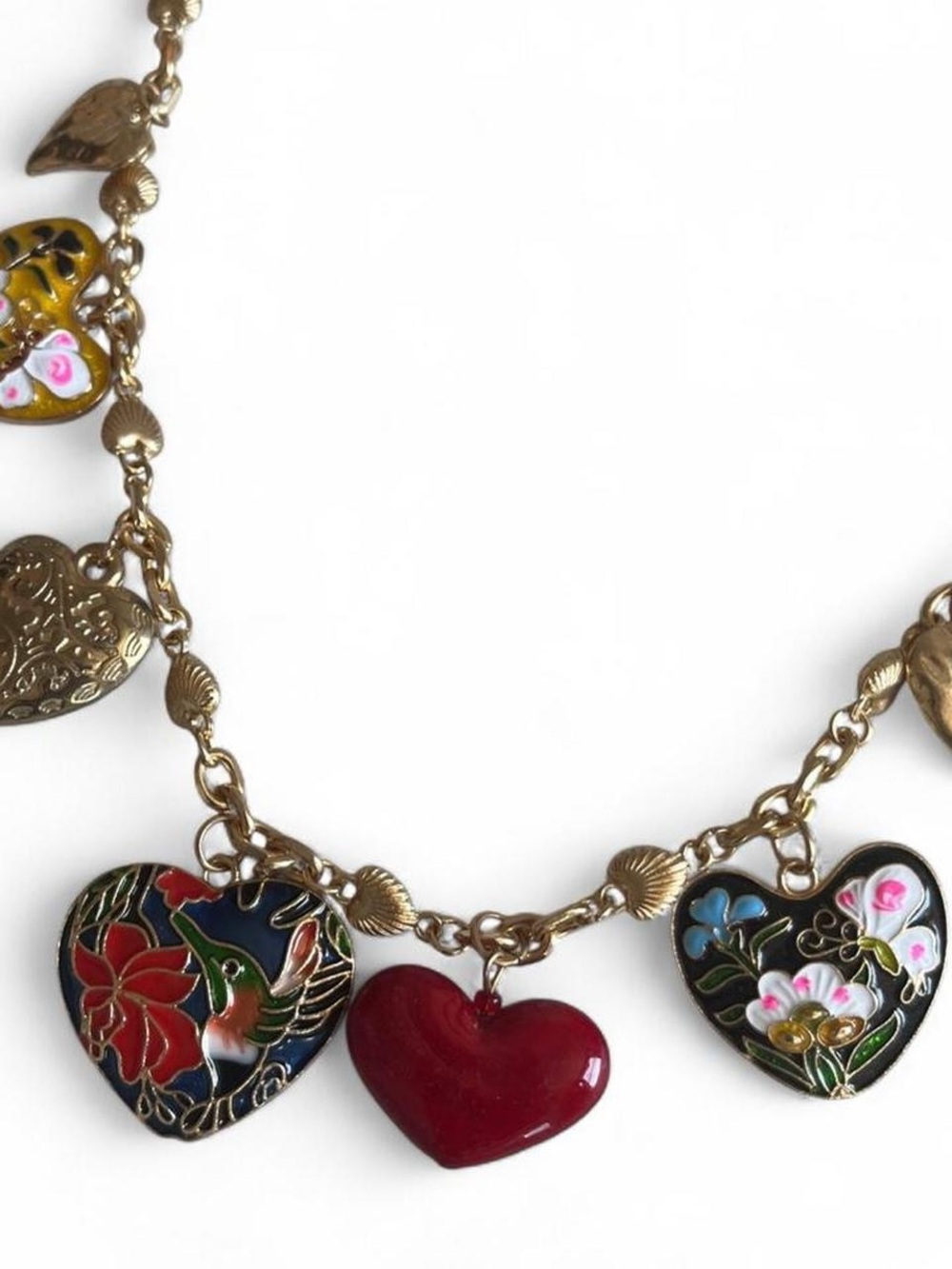 Gold Statement Necklace - Picture 4 of 5